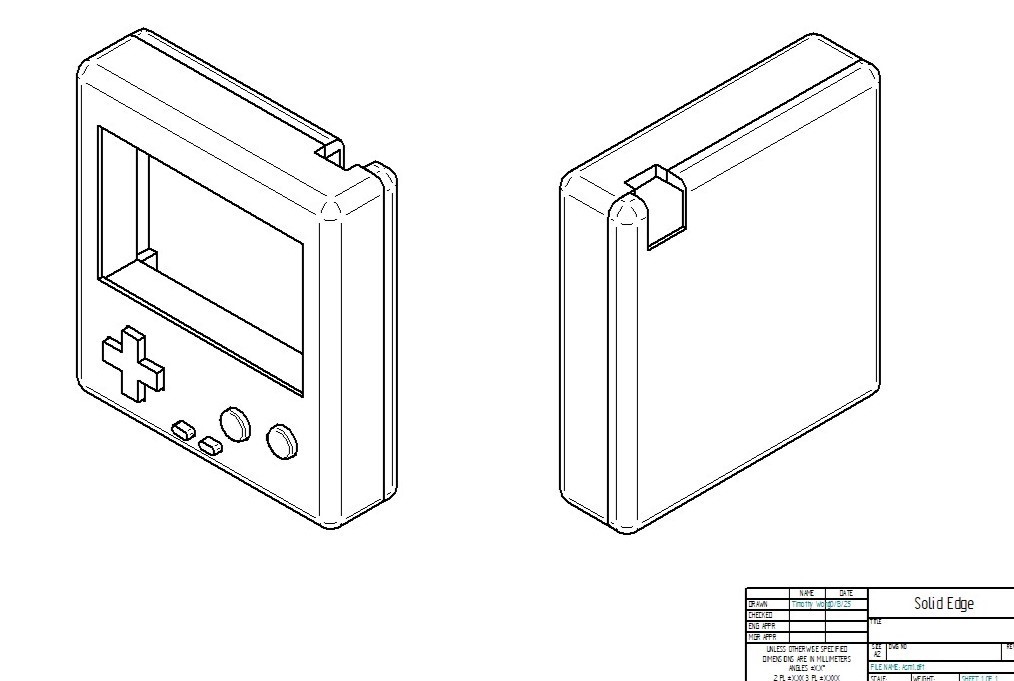 Raspberry Pi Portable CAD Design